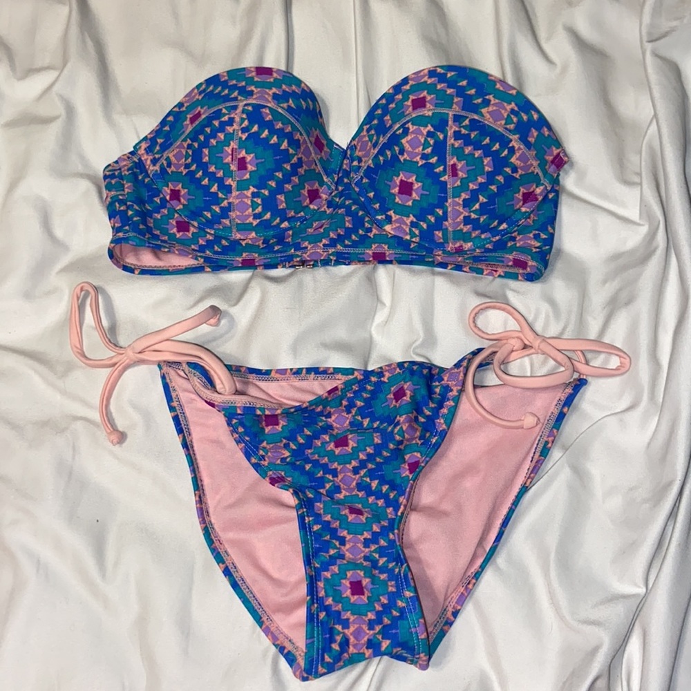 matching target bathing suit set